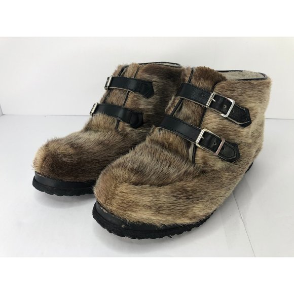 Vintage Blondo Seal Skin Ankle Boots Mens Size 8 EU 42 Winter Arctic Leather She main image 10